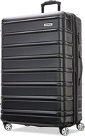 Omni 2 Hardside Expandable Luggage with Spinner Wheels, Midnight Black, Checked-Large 28-Inch