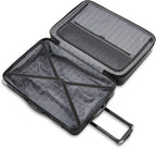 Omni 2 Hardside Expandable Luggage with Spinner Wheels, Midnight Black, Checked-Large 28-Inch