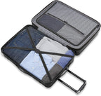 Omni 2 Hardside Expandable Luggage with Spinner Wheels, Midnight Black, Checked-Large 28-Inch