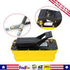 10,000PSI Air Powered Hydraulic Foot Pump Pack Release Pressure Auto Repair
