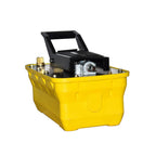 2.3L Air Hydraulic Foot Pump 10,000PSI Release Hold Pressure Auto Repair 1/4NPT