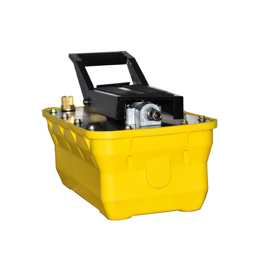10,000 PSI Air Hydraulic Foot Pedal Pump Auto Body Frame Machines Pneumatic 2.3L