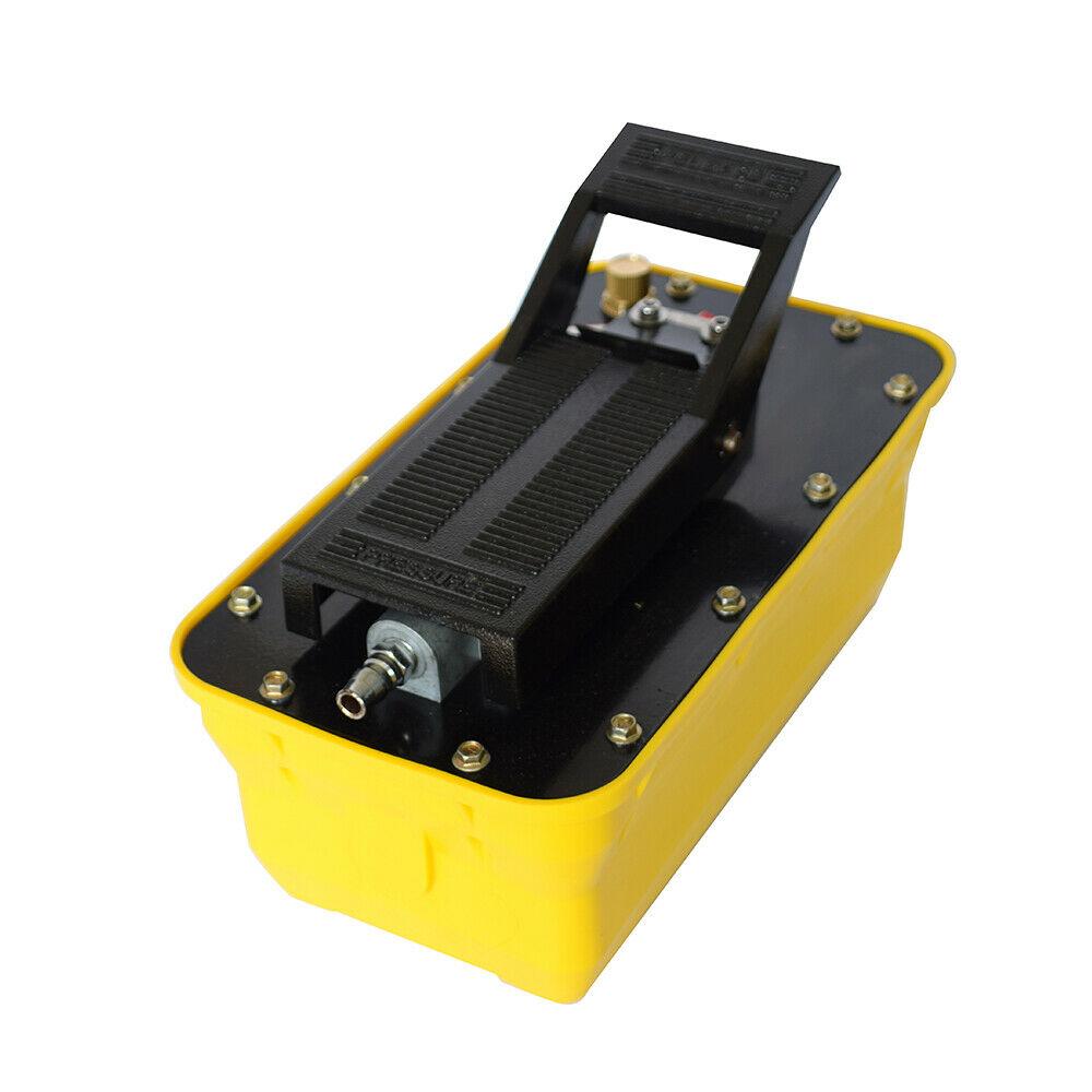 10,000 PSI Air Hydraulic Foot Pedal Pump Auto Body Frame Machines Pneumatic 2.3L