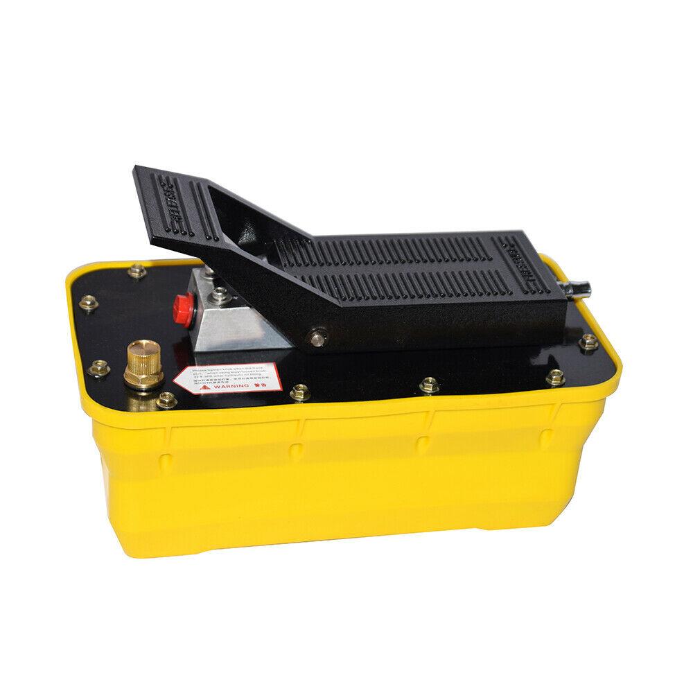 10,000 PSI Air Hydraulic Foot Pedal Pump Auto Body Frame Machines Pneumatic 2.3L