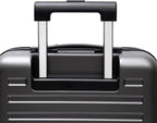 28 Inch Checked Luggage, Lightweight ABS+PC Hardshell Suitcase with TSA Lock &amp; Spinner Silent Wheels, Large Size with 101L Capacity, Convenient for Trips, Gray