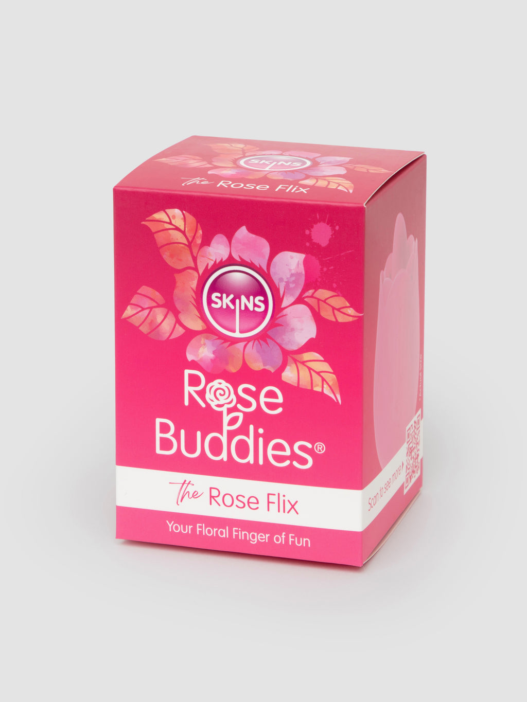 Skins Rose Buddies Rose Flix Licking Clitoral Vibrator, Pink
