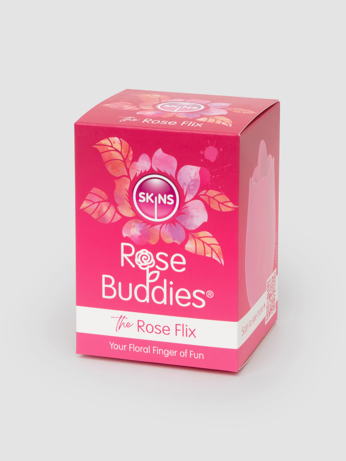 Skins Rose Buddies Rose Flix Licking Clitoral Vibrator, Pink