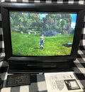 sears lxi series 27” color tv retro gaming tv 1990 model 564.42955950 + remote