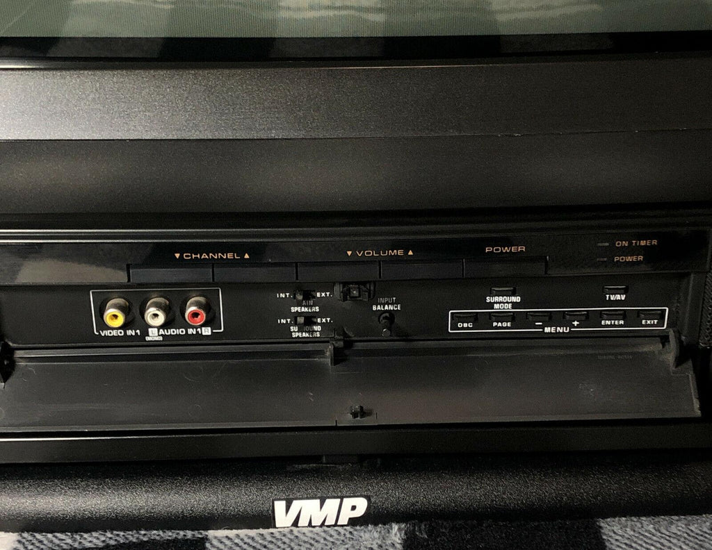 sears lxi series 27” color tv retro gaming tv 1990 model 564.42955950 + remote