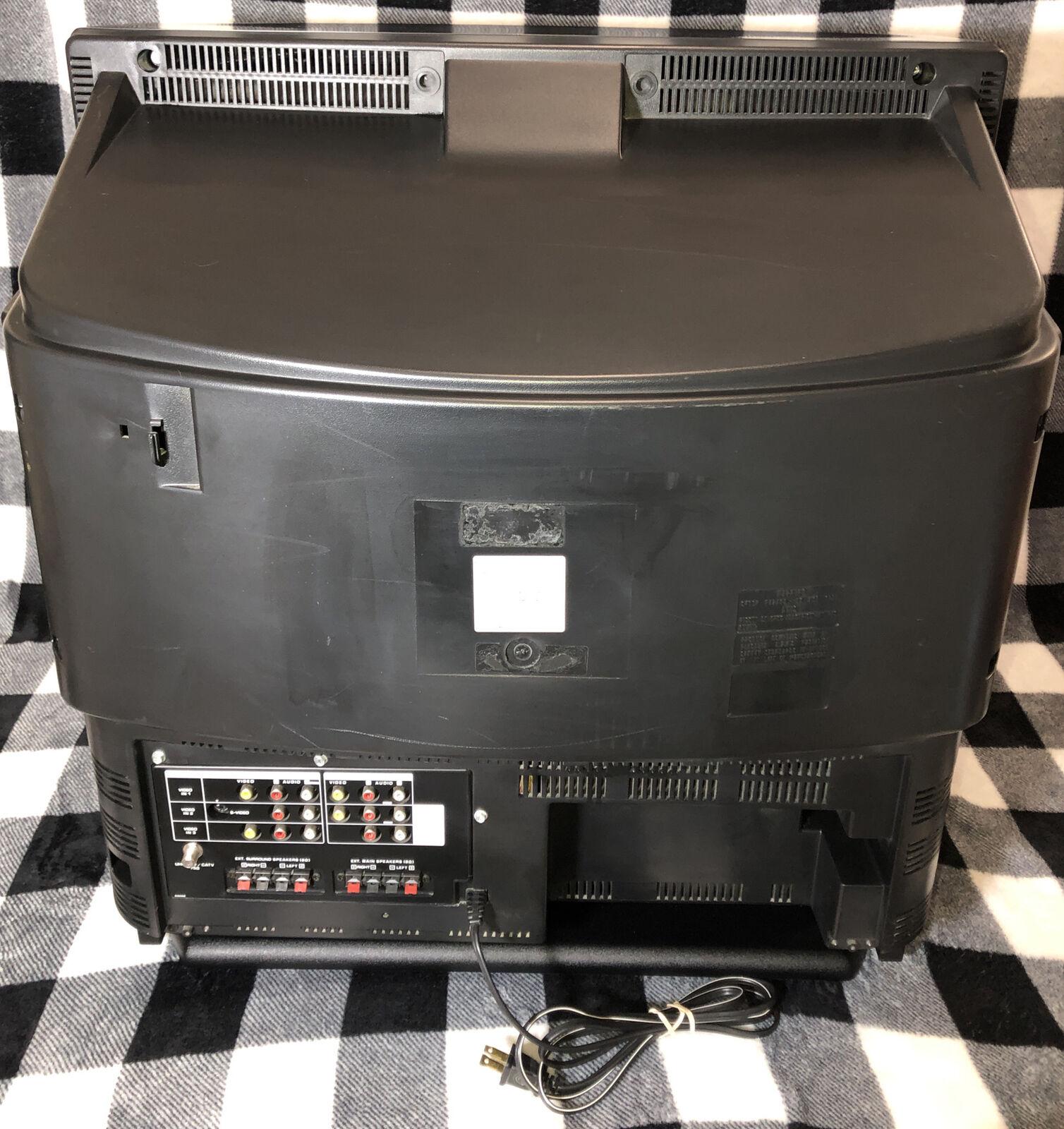 sears lxi series 27” color tv retro gaming tv 1990 model 564.42955950 + remote