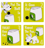 Xruyang Economic Pets Intelligence - Canine Tennis Food Reward Machine Tennis Toys Dog Interactive Training Smart Feeder Pets