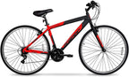 700c Hyper SpinFit Men39;s Hybrid Bike, Red