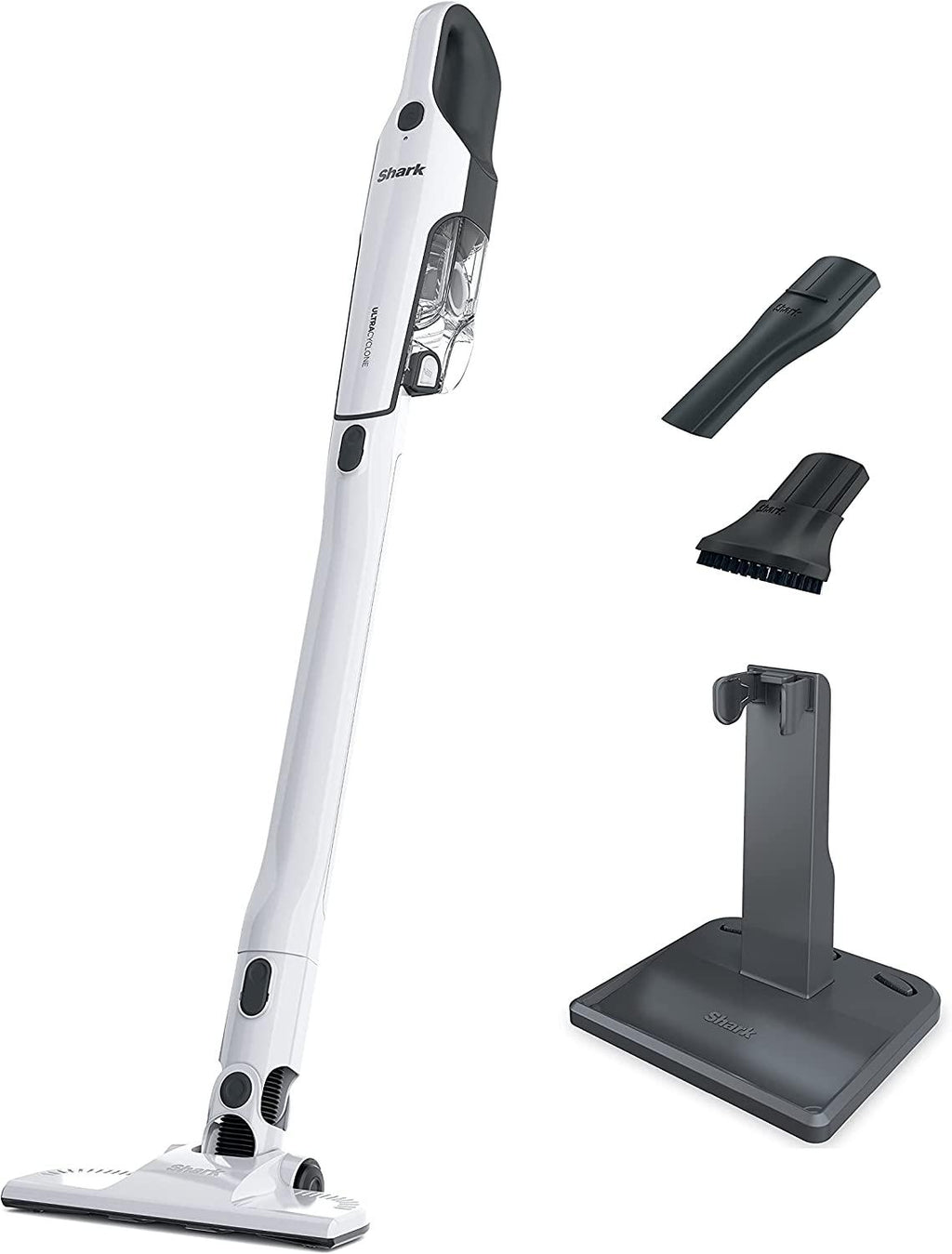 Shark CH963AMZ 2-in-1 Cordless &amp; Handheld Vacuum Ultracyclone System, Ultra-Lightweight and Portable for Car and Home, White