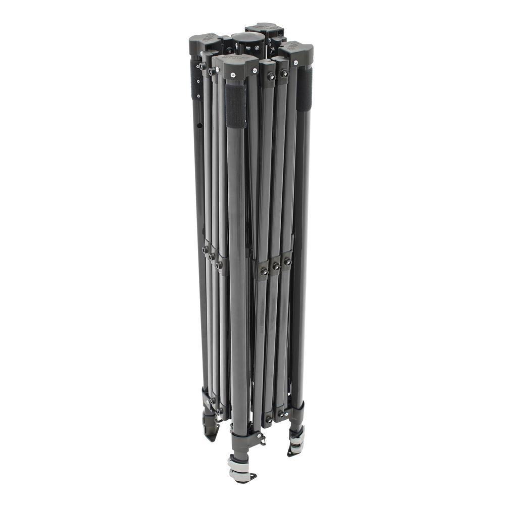 10 ft. W x 10 ft. D Straight-Leg Pop-Up Instant Canopy in White with Corrosion-Resistant Steel Frame