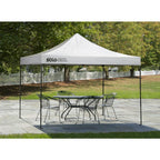 10 ft. W x 10 ft. D Straight-Leg Pop-Up Instant Canopy in White with Corrosion-Resistant Steel Frame