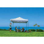 10 ft. W x 10 ft. D Straight-Leg Pop-Up Instant Canopy in White with Corrosion-Resistant Steel Frame