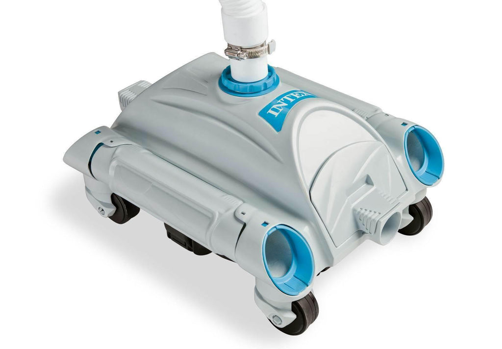 intex automatic above-ground swimming pool vacuum &amp; mounted automatic skimmer