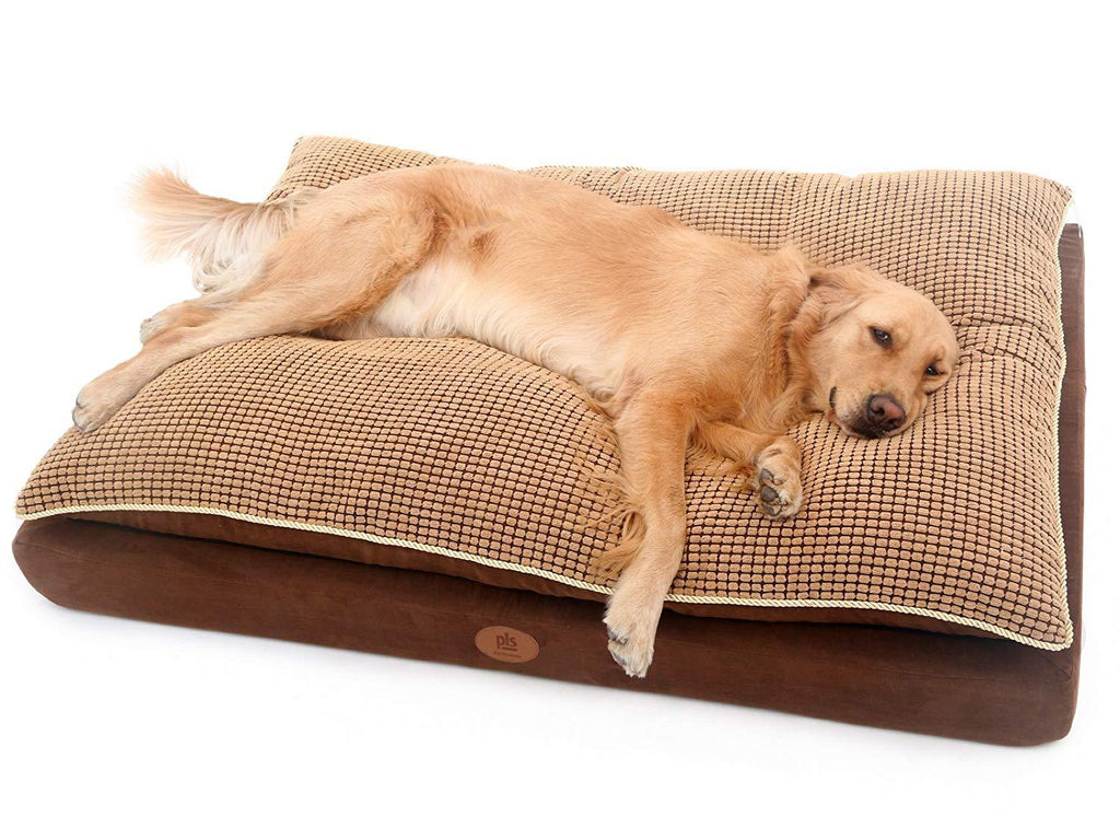 PLS Pet Paradise Orthopedic Pet Bed, Orthopedic Dog Bed, Foam Dog Bed, Dog Beds for LarDogs