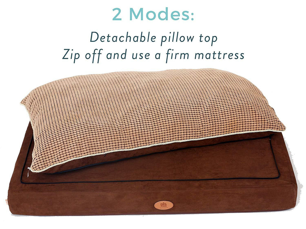 PLS Pet Paradise Orthopedic Pet Bed, Orthopedic Dog Bed, Foam Dog Bed, Dog Beds for LarDogs