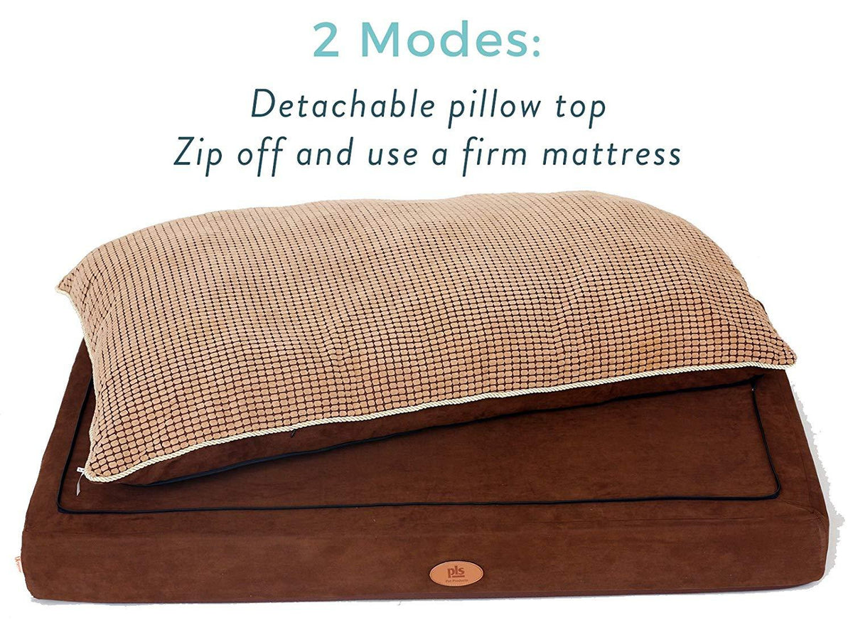 PLS Pet Paradise Orthopedic Pet Bed, Orthopedic Dog Bed, Foam Dog Bed, Dog Beds for LarDogs