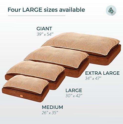 PLS Pet Paradise Orthopedic Pet Bed, Orthopedic Dog Bed, Foam Dog Bed, Dog Beds for LarDogs
