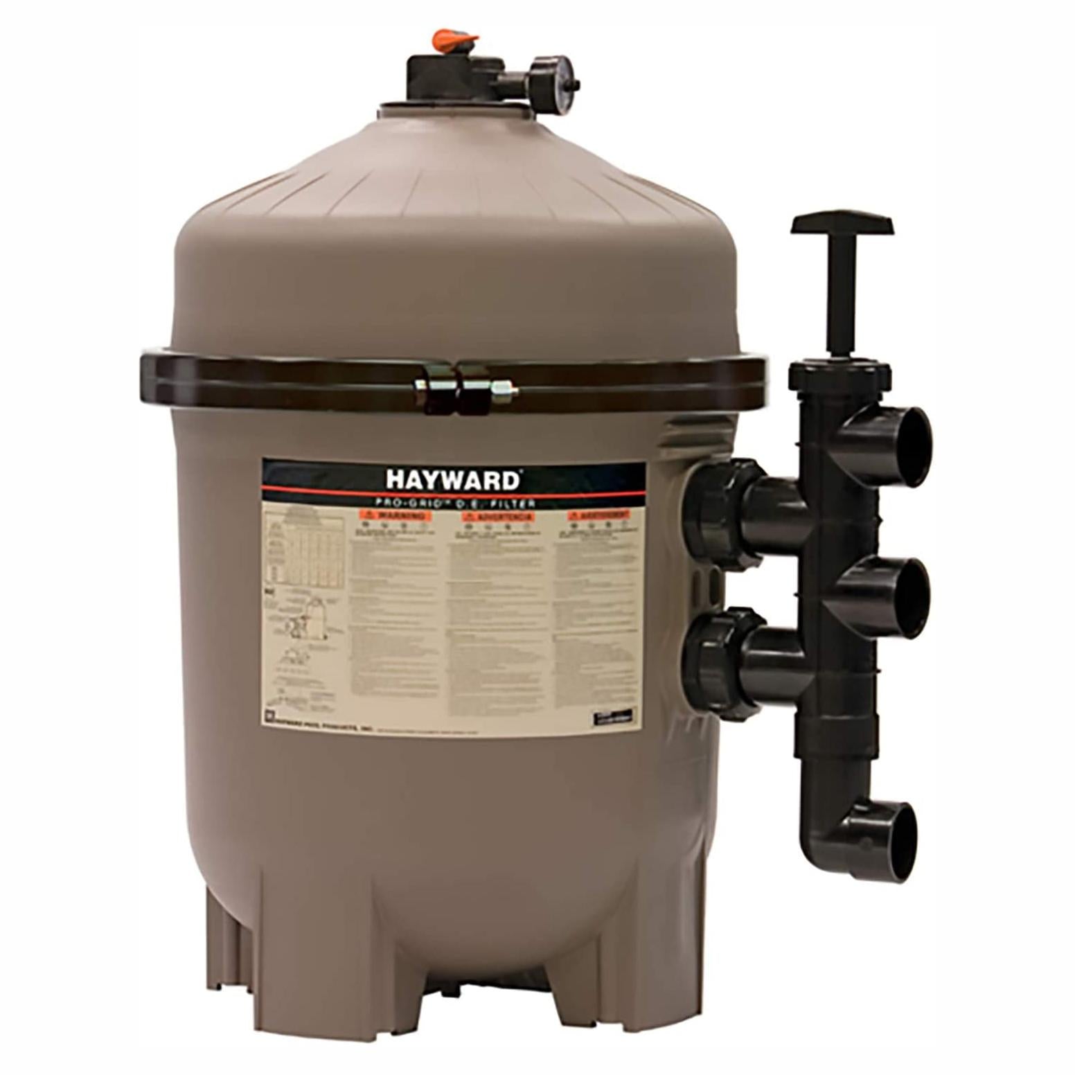 hayward w3de6020 progrid 60 square foot high capacity in ground de pool filter