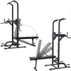 Dip Station Home, Gym Pull-ups, Indoor Sit-up Board, Weight-Bearing Squat Rack