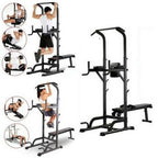 Dip Station Home, Gym Pull-ups, Indoor Sit-up Board, Weight-Bearing Squat Rack