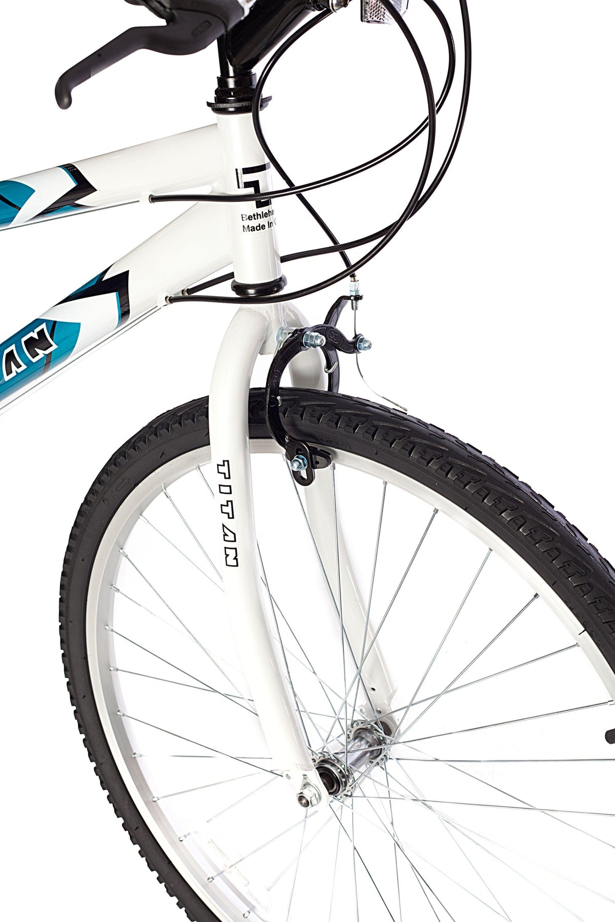 Wildcat 18-Speed Women's Mountain Bike, Blue &amp; White