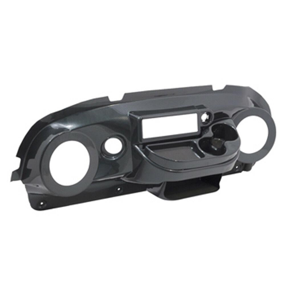 Club Car Precedent (04-08) Golf Cart Carbon Fiber Elite Dash with Speaker Holes