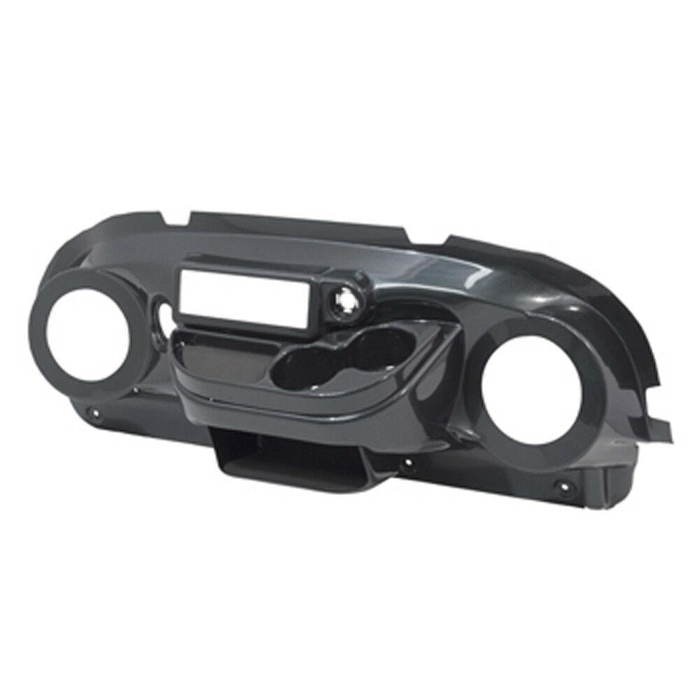 Club Car Precedent (04-08) Golf Cart Carbon Fiber Elite Dash with Speaker Holes