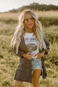 &amp; grey plaid blazer jacket