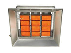 Starglo Infrared Ceramic Heaters, 40K Btu, Natural Gas, Direct Spark