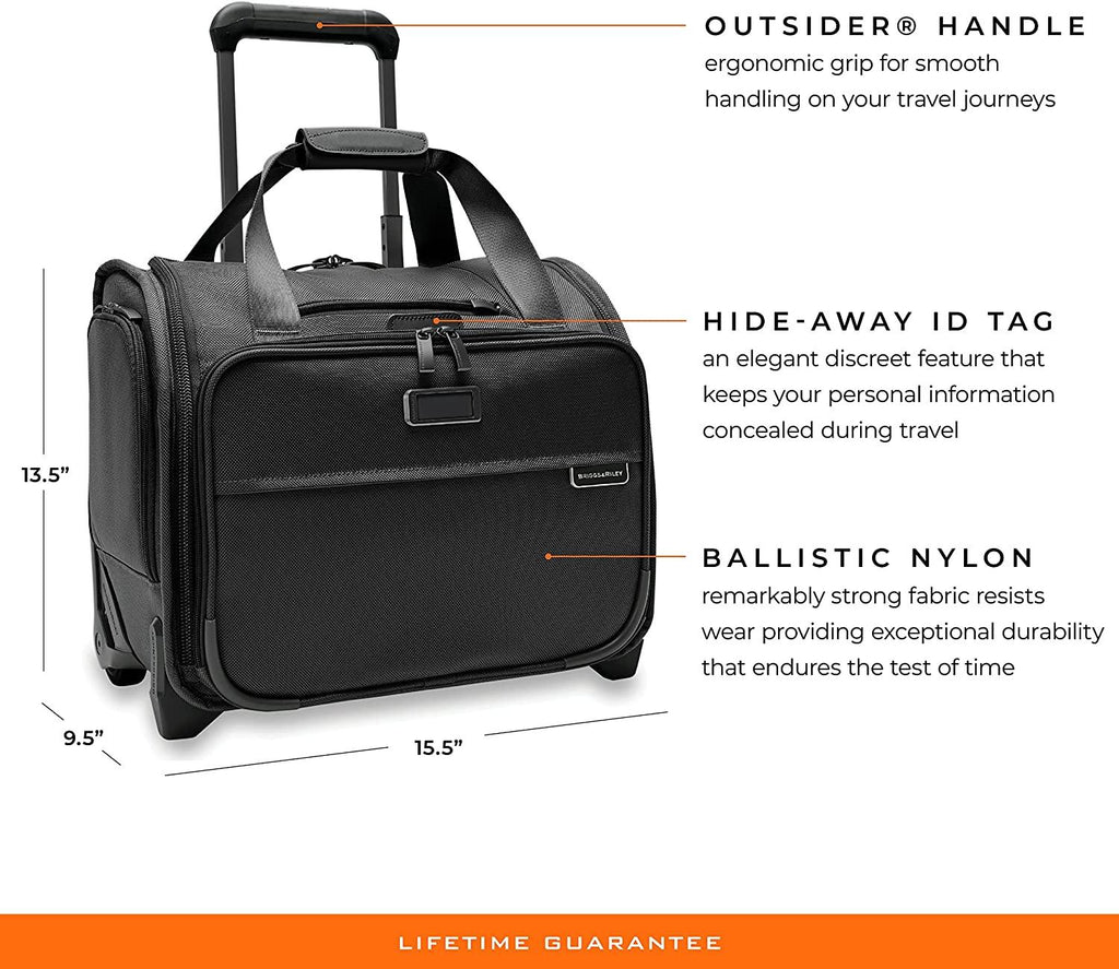 2-Wheel Cabin Bag, Black