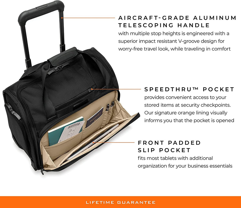 2-Wheel Cabin Bag, Black