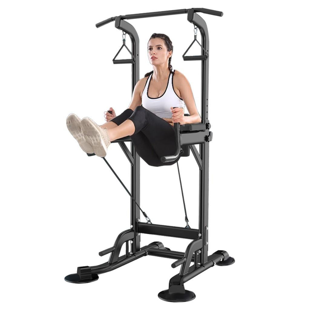 UMfun Dip Station Chin Up Bar Core Power Tower Pull Push Home Gym Fitness Equipment