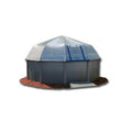 GowK Sun Dome Pool Cover - 18 ft. Round 12 Panel Kit