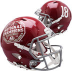 Riddell Alabama Crimson Tide ColleFootball Playoff 2020 National Champions Logo Speed Authentic Helmet -  Authentic Certified