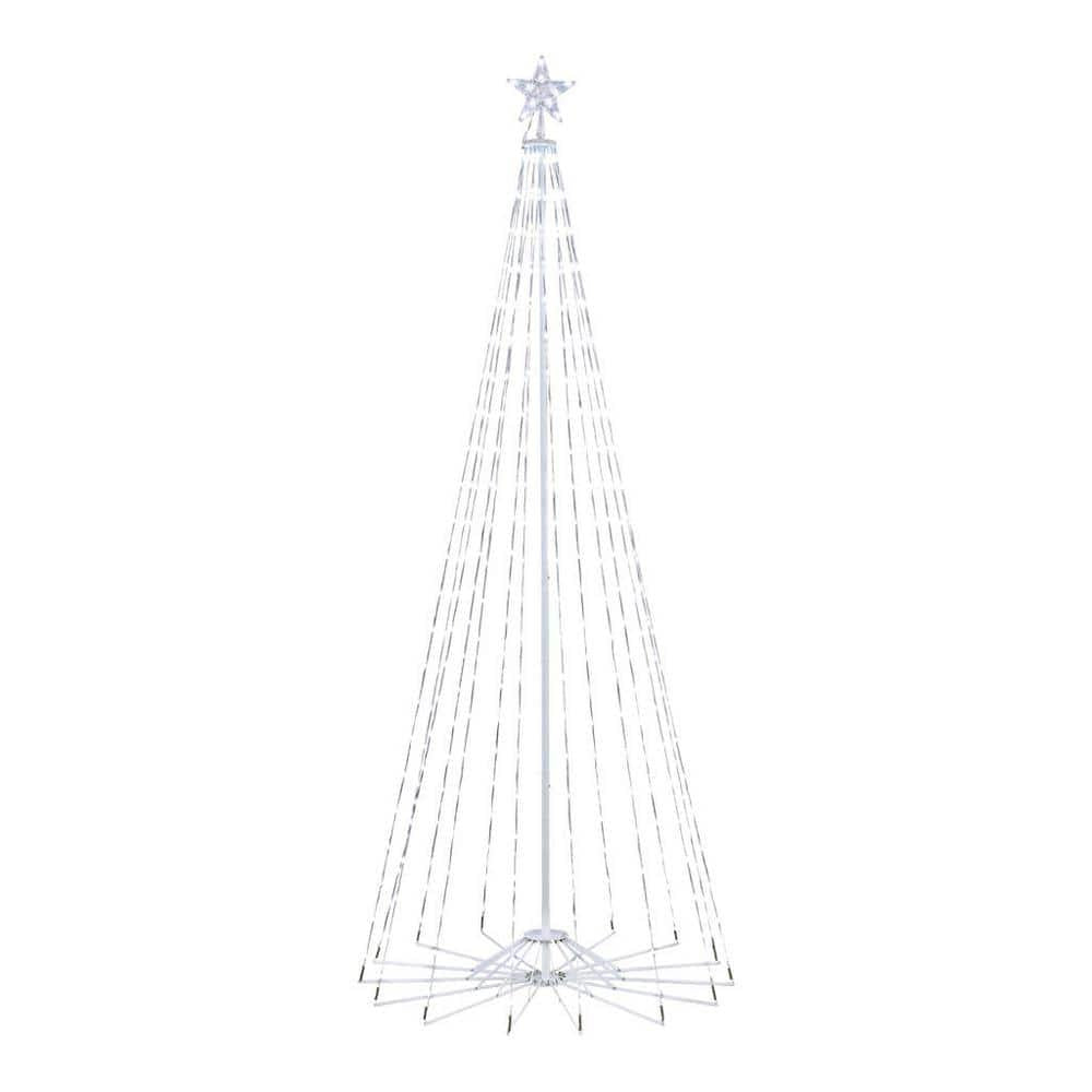 8 ft 31 Function LED Cone Tree Holiday Yard Decoration