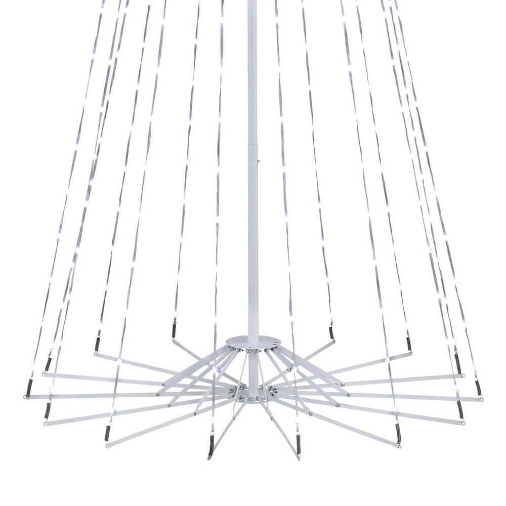 8 ft 31 Function LED Cone Tree Holiday Yard Decoration