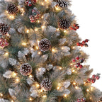 7.5 ft. Pre-Lit Sterling Artificial Christmas Tree with 600 Clear Lights