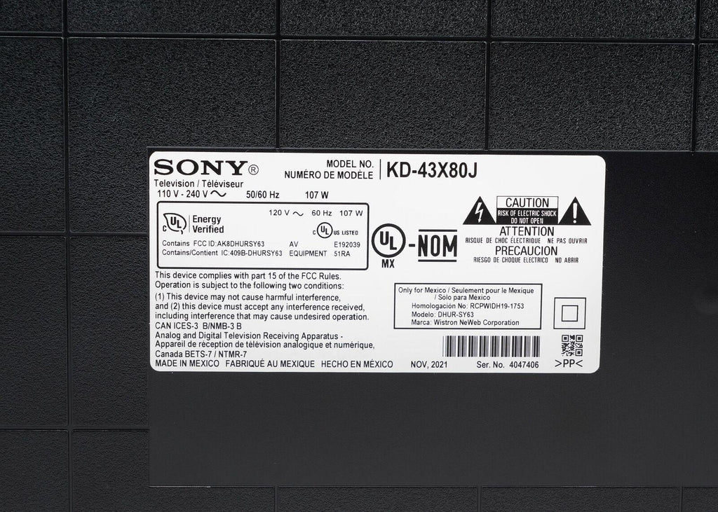 sony bravia 43 inch 4k ultra hd led smart tv television kd43x80j