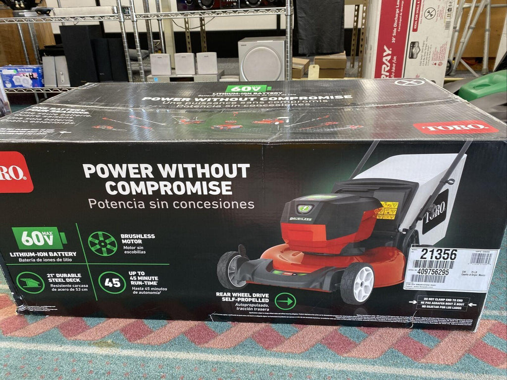 Recycler 21 in. SmartStow 60-Volt Lithium-Ion Brushless Cordless Battery Walk
