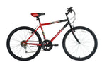 Pioneer 18-Speed Men's Mountain Bike, Red