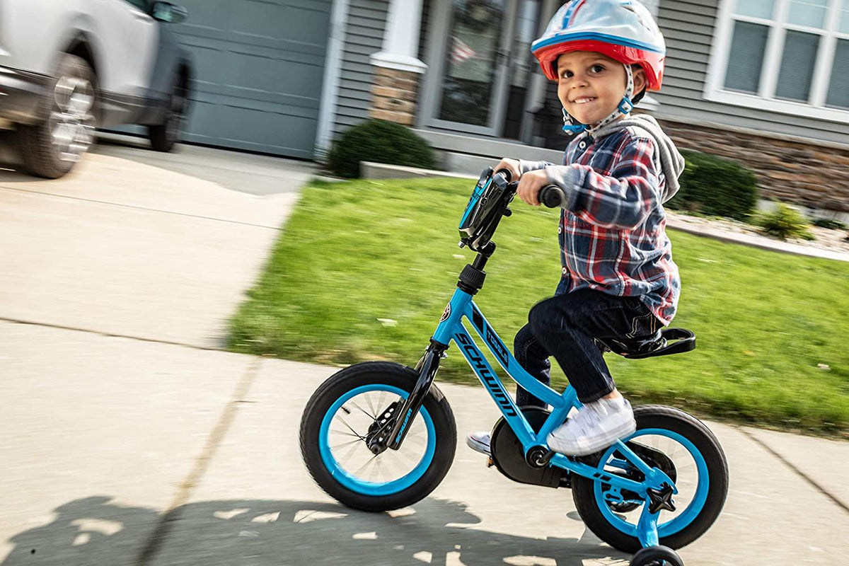 Schwinn Toggle  Build Kids Bike, 12-Inch Wheels, Smart Start Steel Frame, Easy Tool-Assembly, Blue