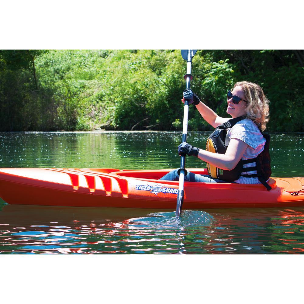Tiger Shark Series 9 ft. OranSit-in Kayak with Dry-Ride Wave Breaker  (2-Pack)
