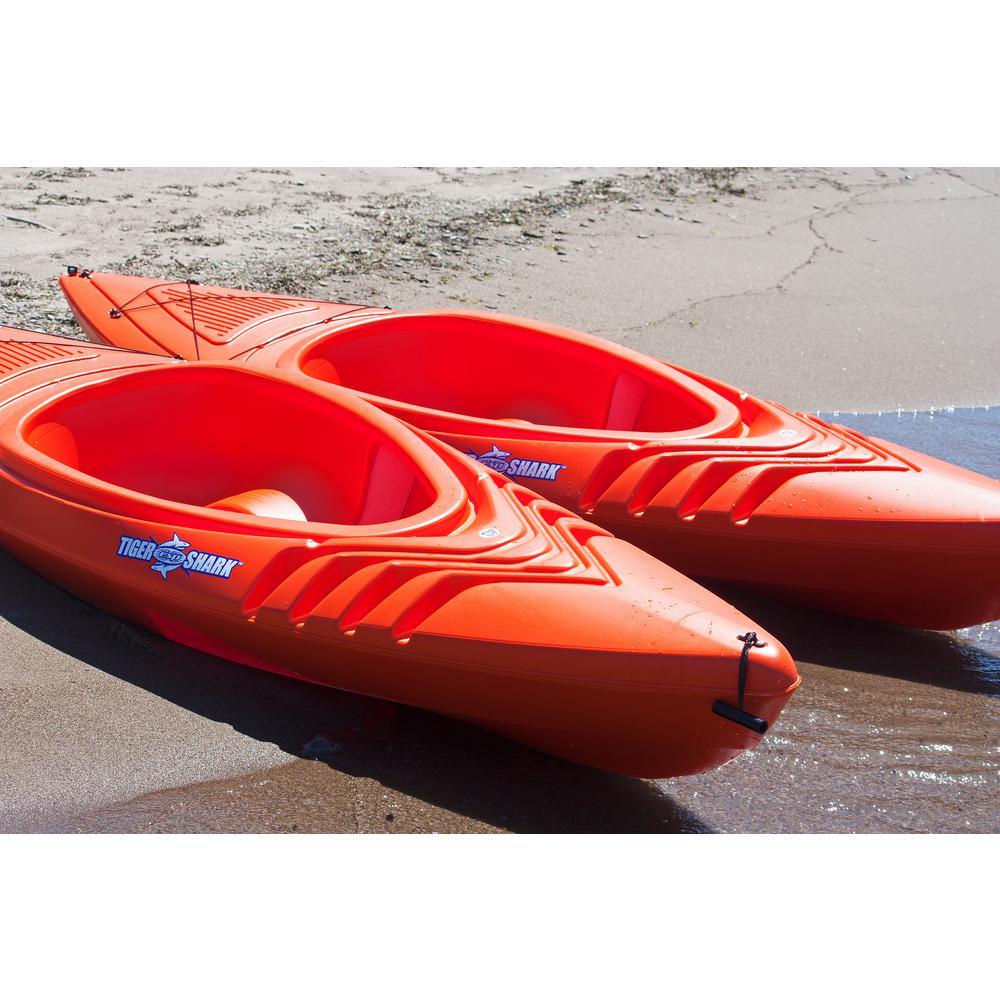 Tiger Shark Series 9 ft. OranSit-in Kayak with Dry-Ride Wave Breaker  (2-Pack)