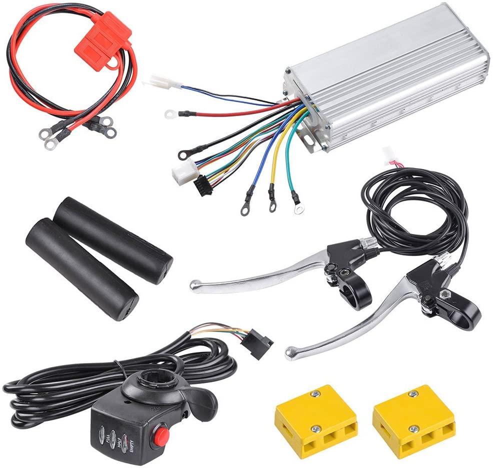 AW 48V 1000W 26" Front Wheel Electric Bicycle Motor Kit Bicycle Cycling Engine with Dual Mode Controller
