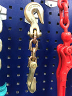 AUTO BODY FRAME MACHINE WRECKER TOW 6 PIECE CHAINS AND TOOL SET SPECIAL PRICING!