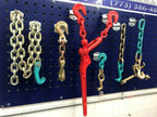 AUTO BODY FRAME MACHINE WRECKER TOW 6 PIECE CHAINS AND TOOL SET SPECIAL PRICING!